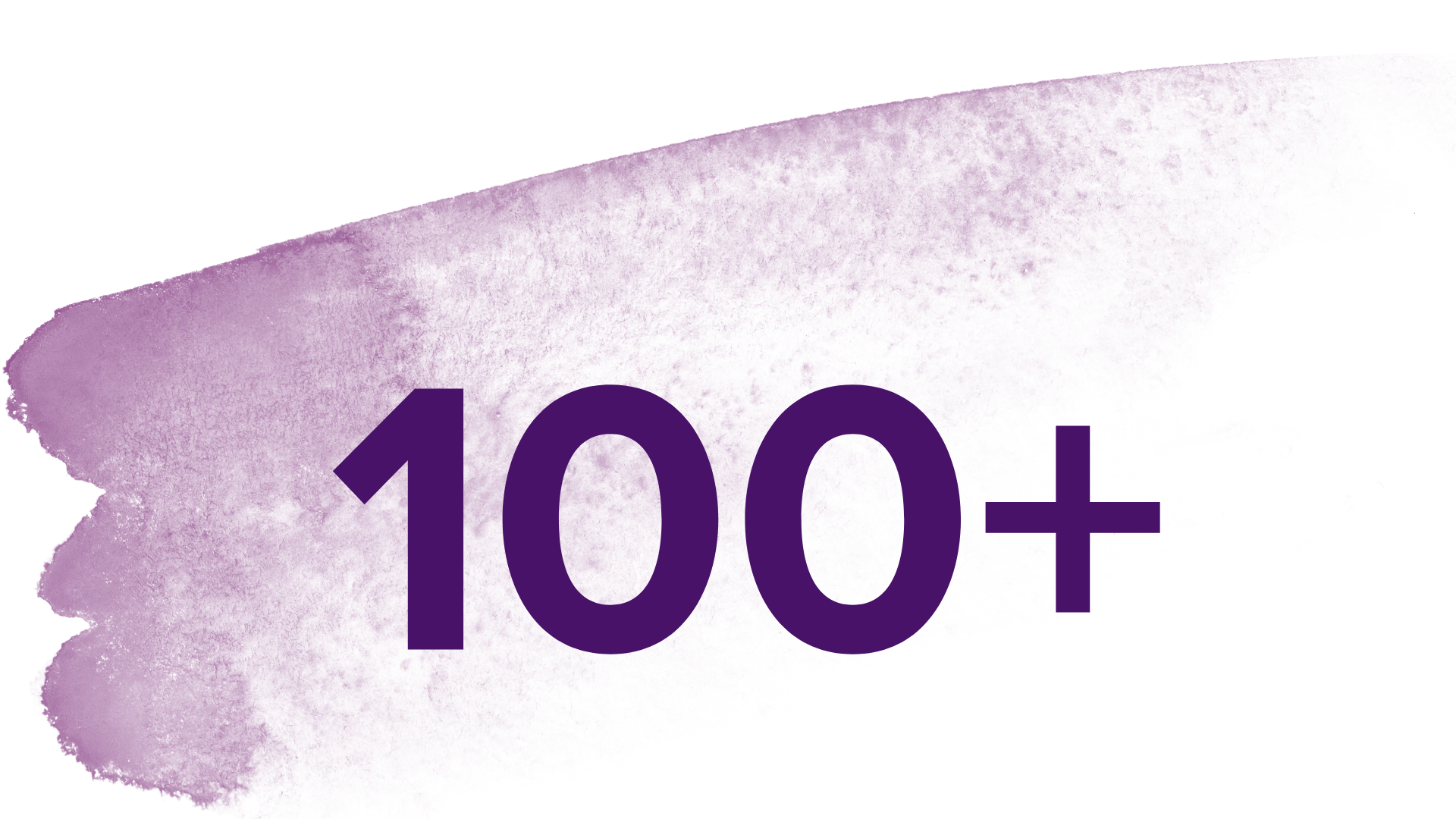 Dark purple 100+ over light purple brush stroke.