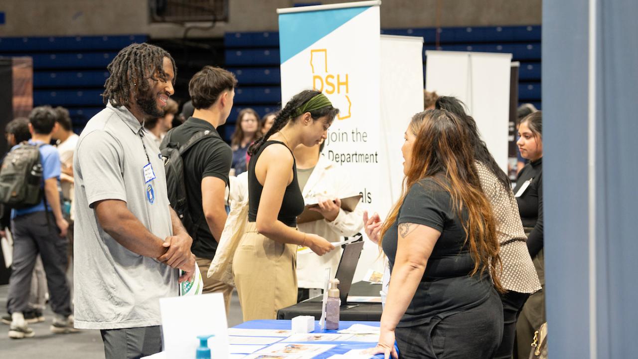 Spring Career Fair on the University Credit Union Center (formerly the Pavilion).