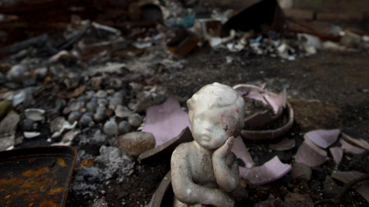 Darcy Padilla's photos of California wildfire devastation are part of her photographic story on memory.