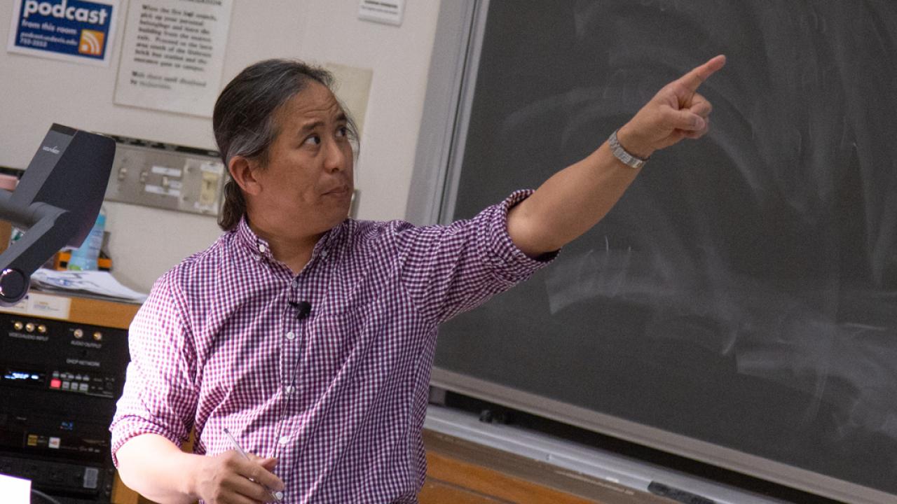 Erwin Bautista, who earned a Ph.D. in physiology from UC Davis, is now a lecturer. (Photo Credit: David Slipher)