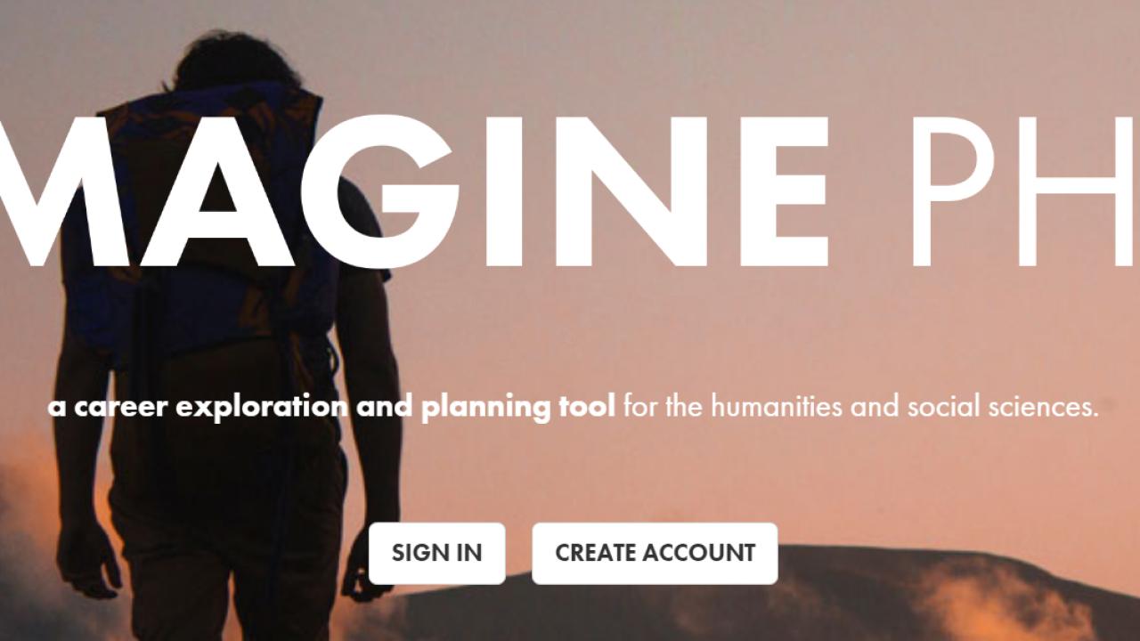 ImaginePhD Website Screenshot