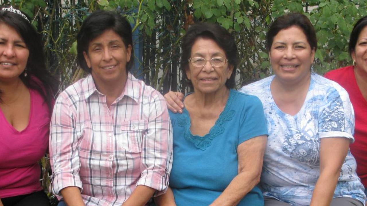 UC Davis Graduate Diversity Officer Josephine Moreno and her family