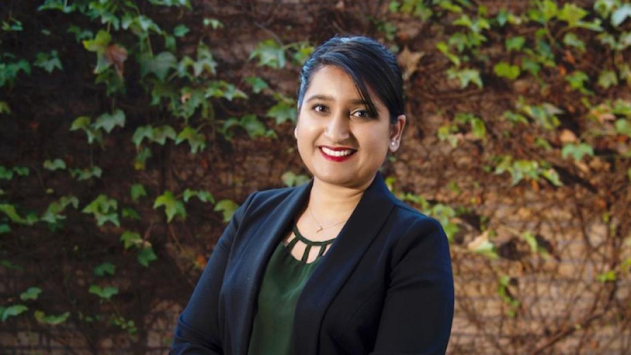 Marwa Zafarullah, a Ph.D. student in the Integrative Genetics and Genomics Graduate Group, investigates the pathology of a rare neurodegenerative disease called Fragile X- Associated Tremor/Ataxia Syndrome (FXTAS). Courtesy photo