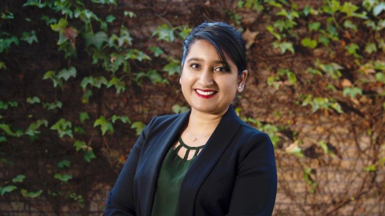 Marwa Zafarullah, a Ph.D. student in the Integrative Genetics and Genomics Graduate Group, investigates the pathology of a rare neurodegenerative disease called Fragile X- Associated Tremor/Ataxia Syndrome (FXTAS). Courtesy photo