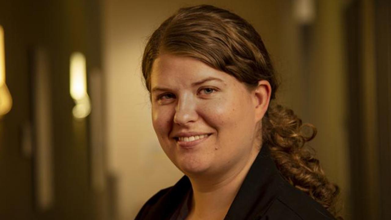 UC Davis graduate student Sarah Messbauer