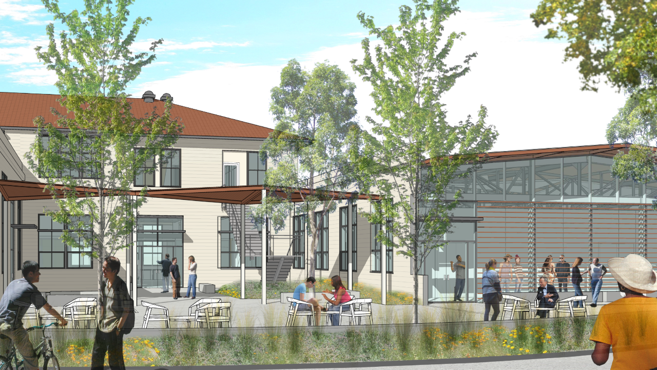 Rendering of the new UC Davis Graduate Center at Walker Hall