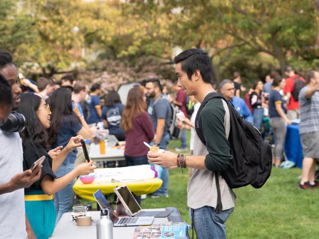Involvement Fair booth.