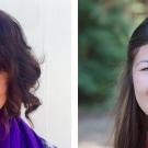 Graduate students Melanie Colvin (UC Berkeley) and Maci Mueller (UC Davis)