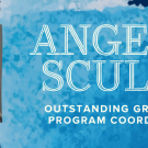 Photo of Angela Scully "Outstanding Graduate Program Coordinator"