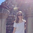 UC Davis Student Olivia Coffman traveling in Cambodia before her Sri Lankan Fulbright experience.