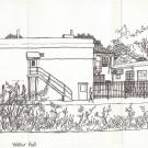 Pete Scully - Panoramic Sketch of Walker Hall